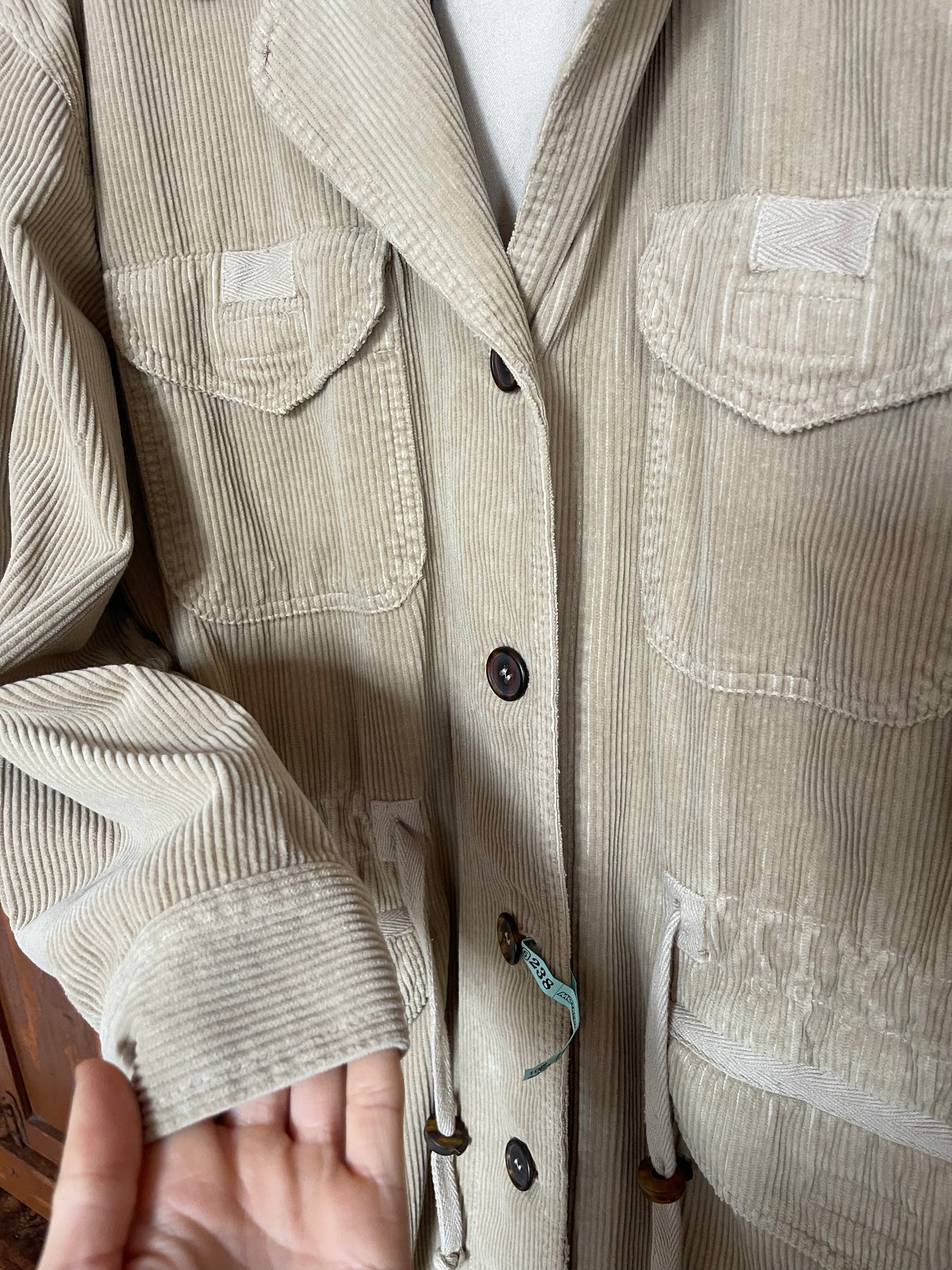 Velvet sand jacket