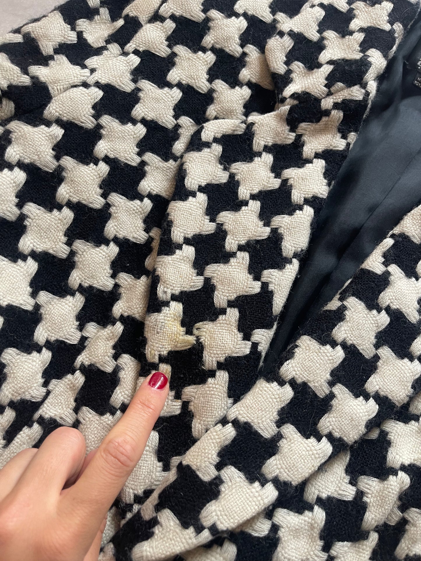 Pied de poule DKNY blazer