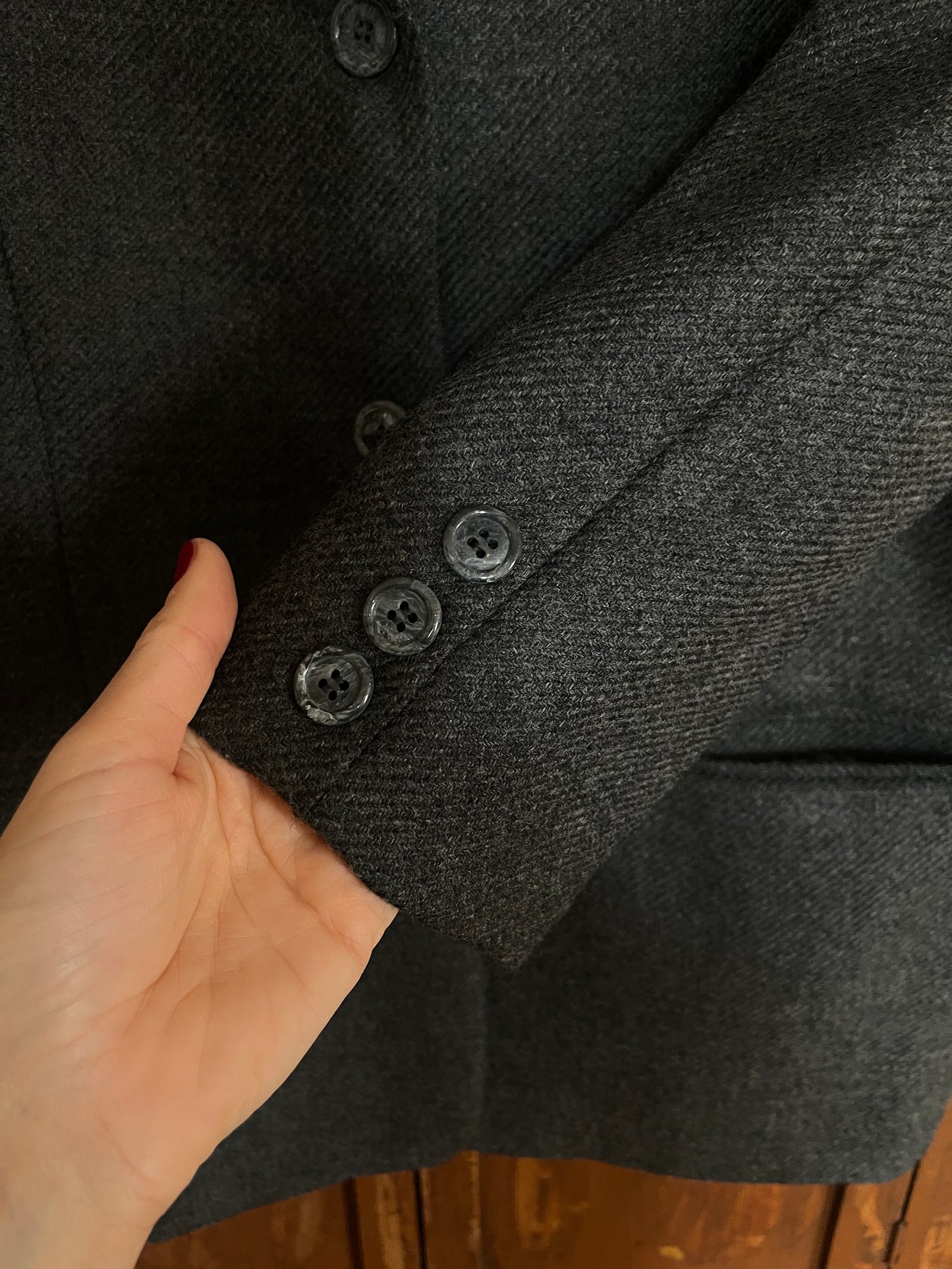 Wool grey classic Blazer