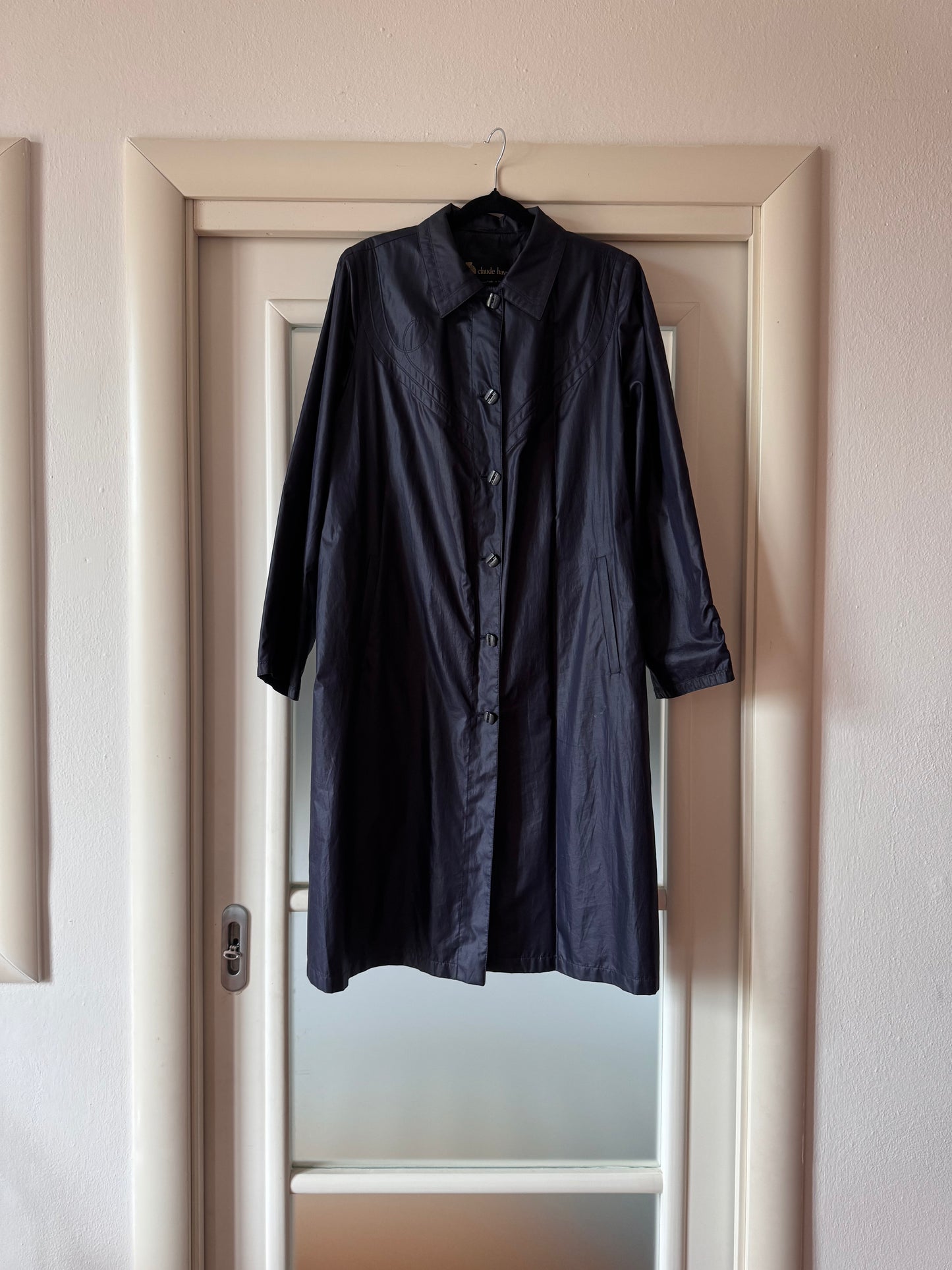 Blue navy trenchcoat