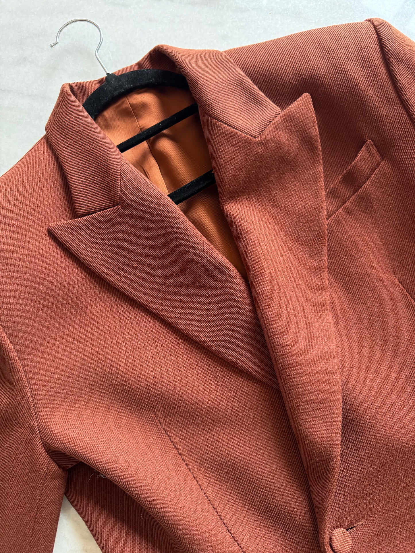 Biscotto cropped blazer
