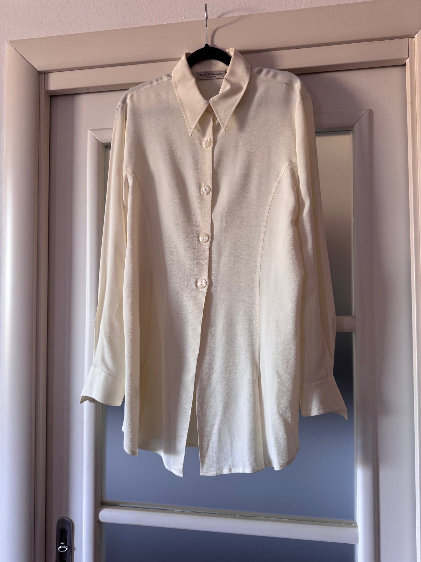 Long cream shirt