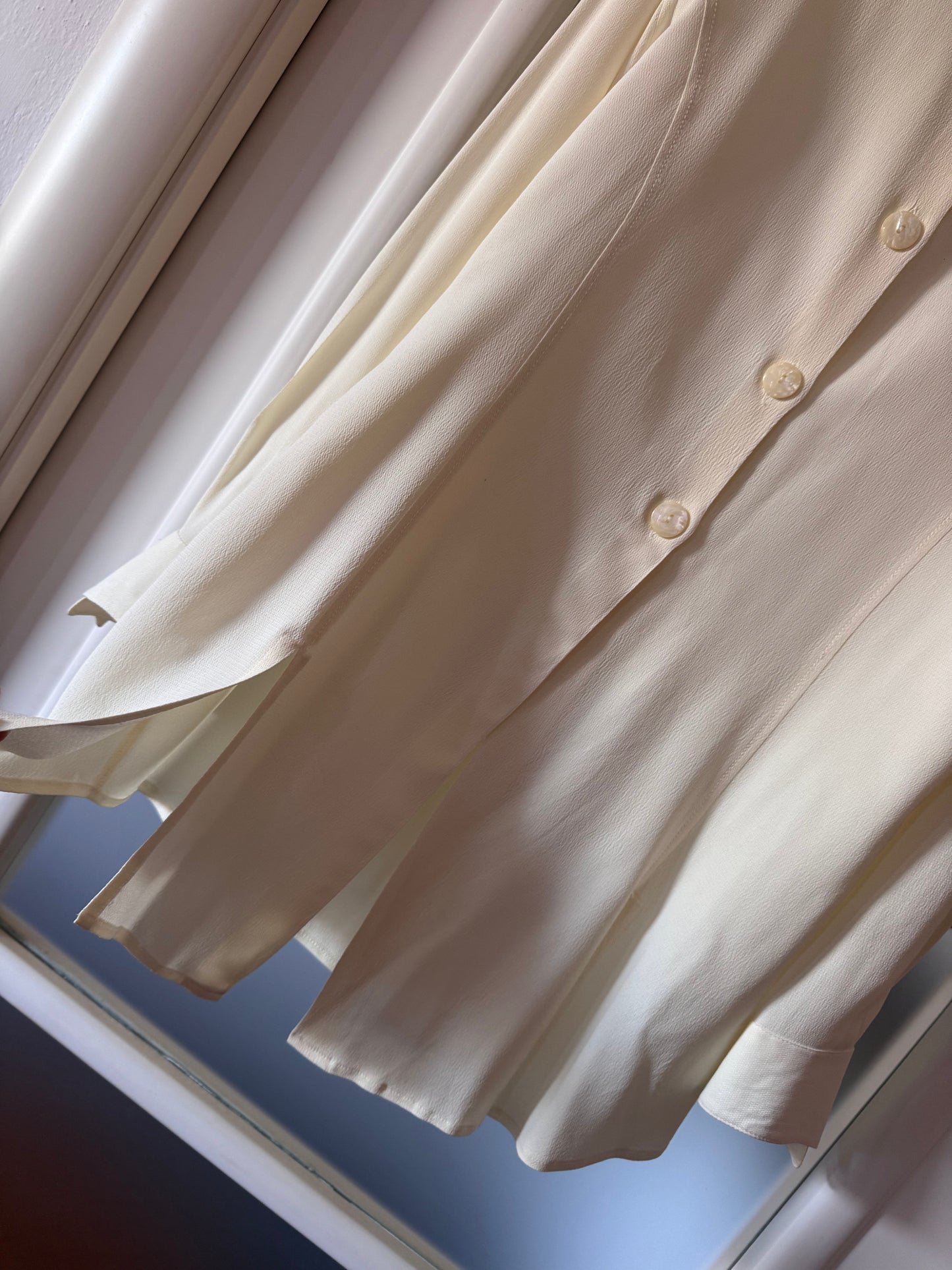 Long cream shirt