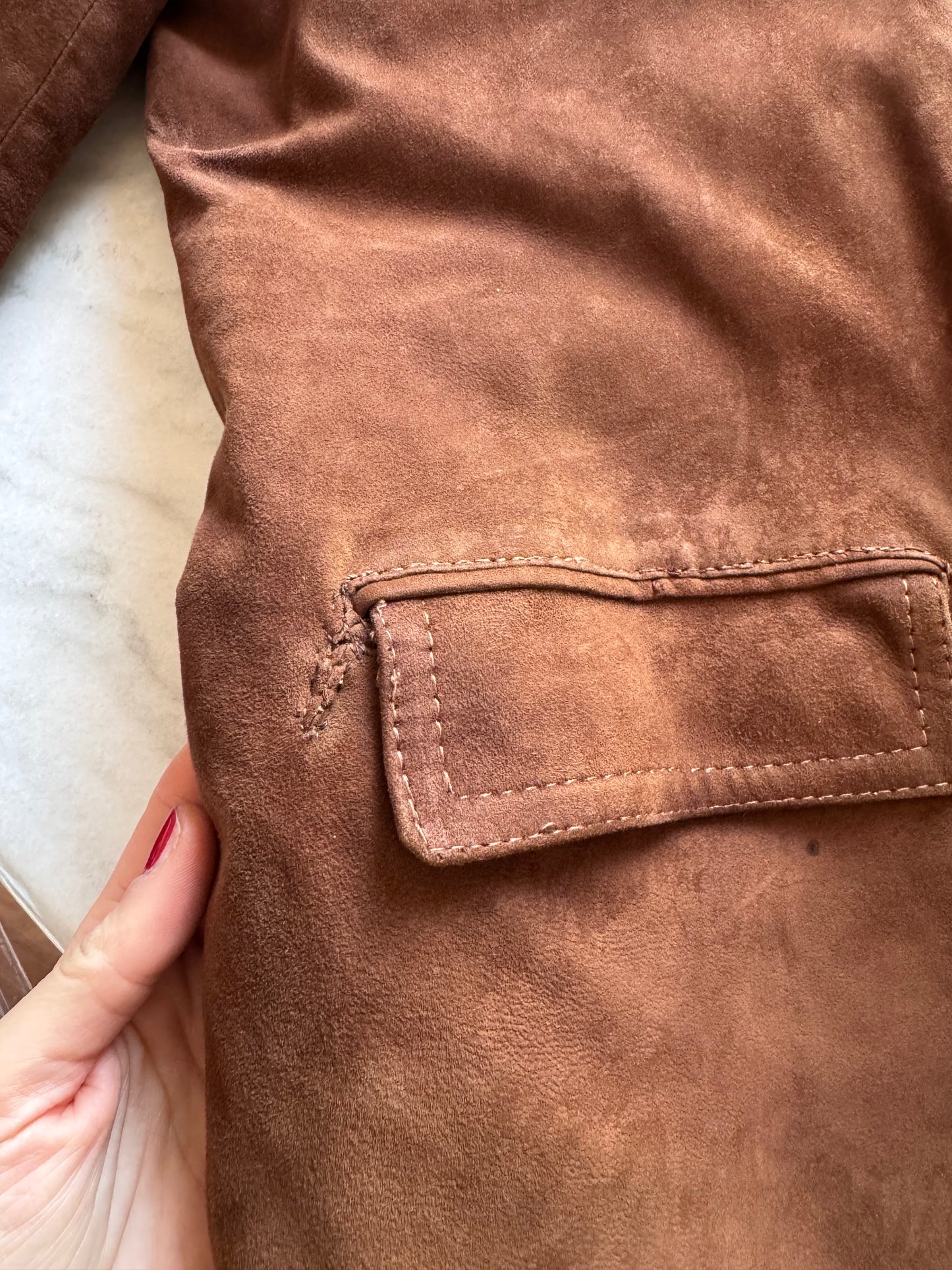 Suede perfect jacket