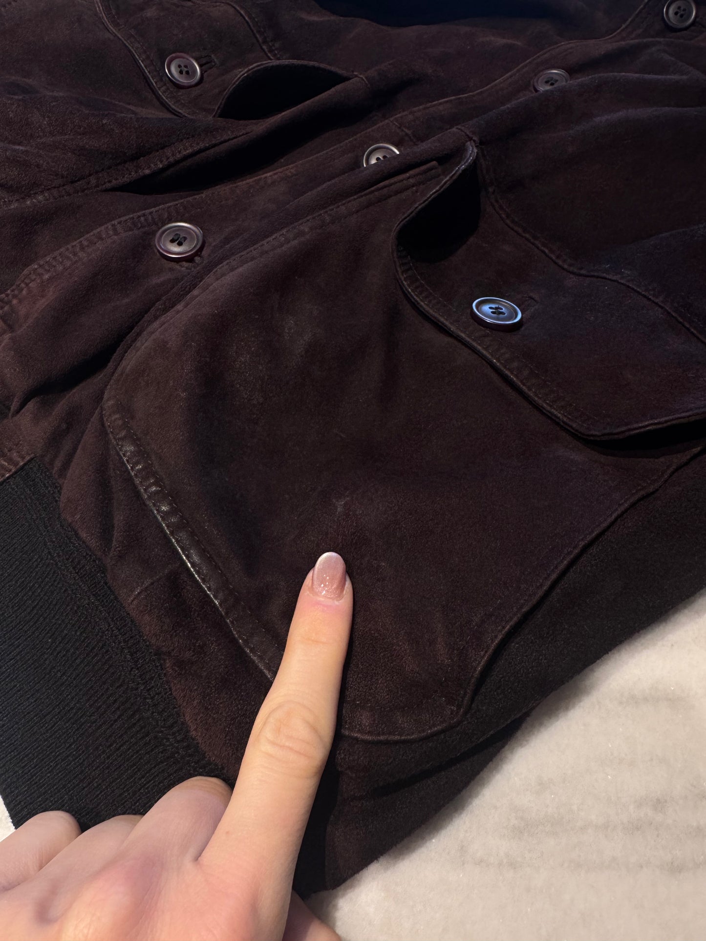 Choco suede jacket