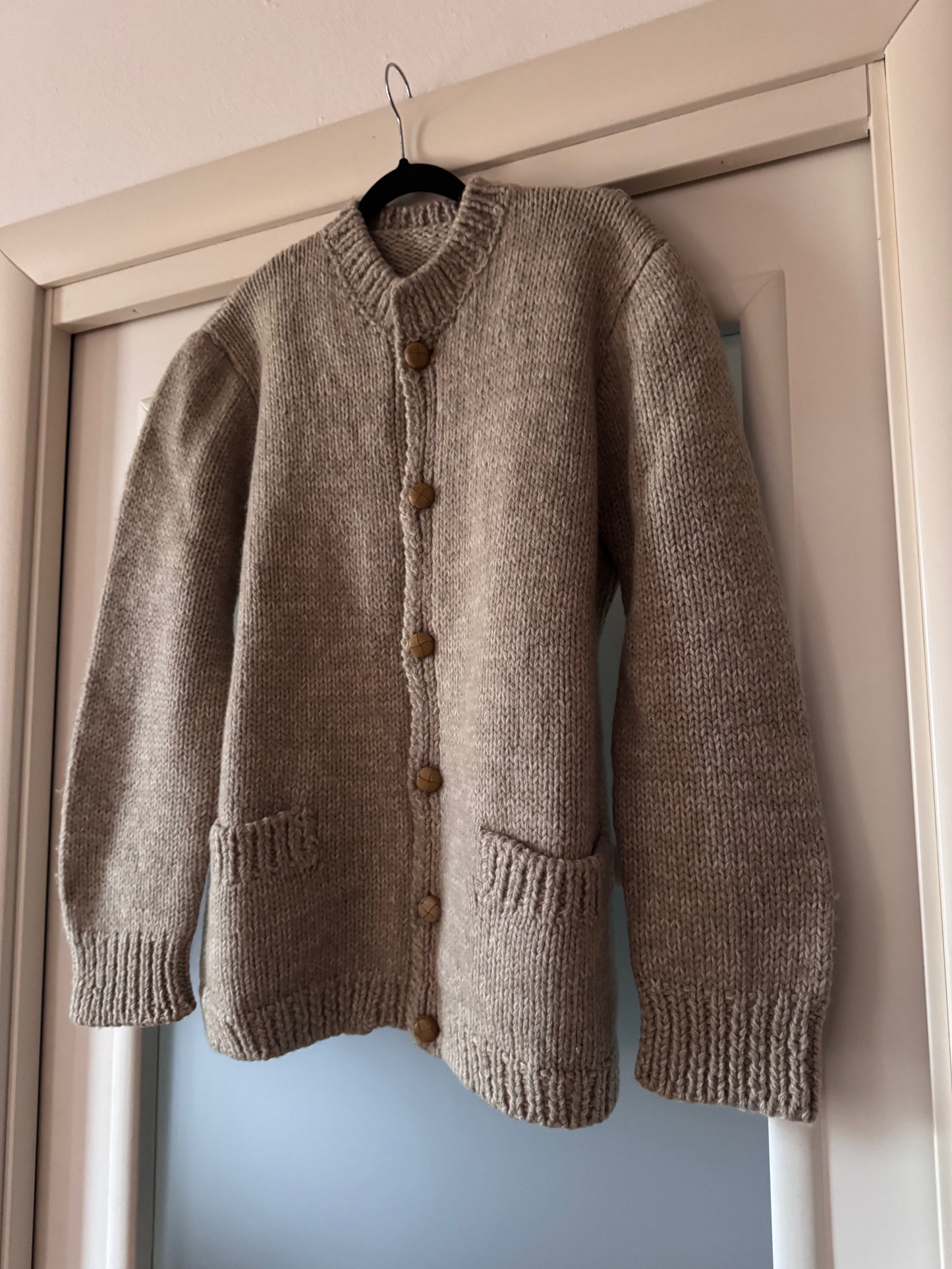 Handmade wool cardigan