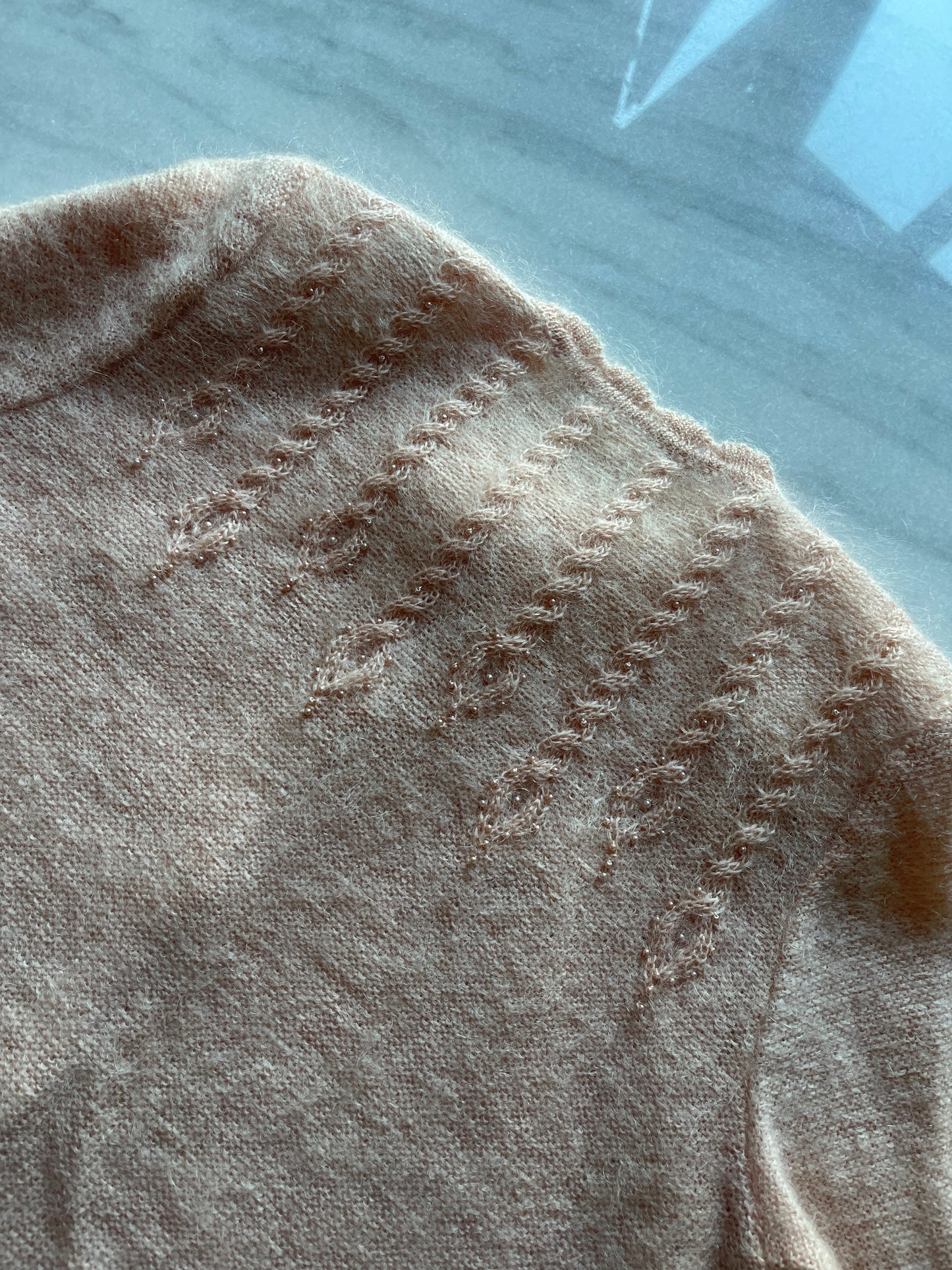 Mohair handmade cardigan
