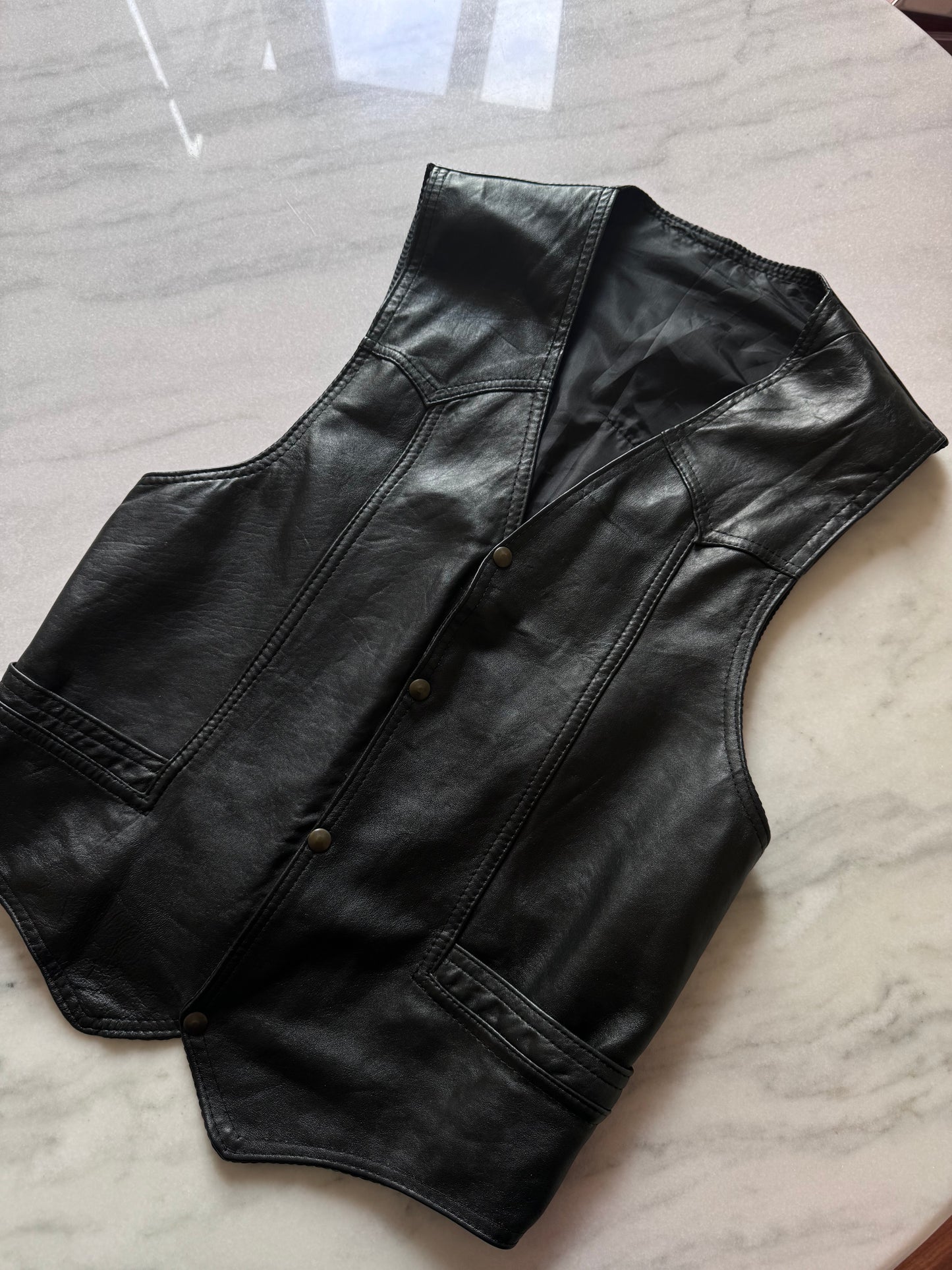 The Leather vest