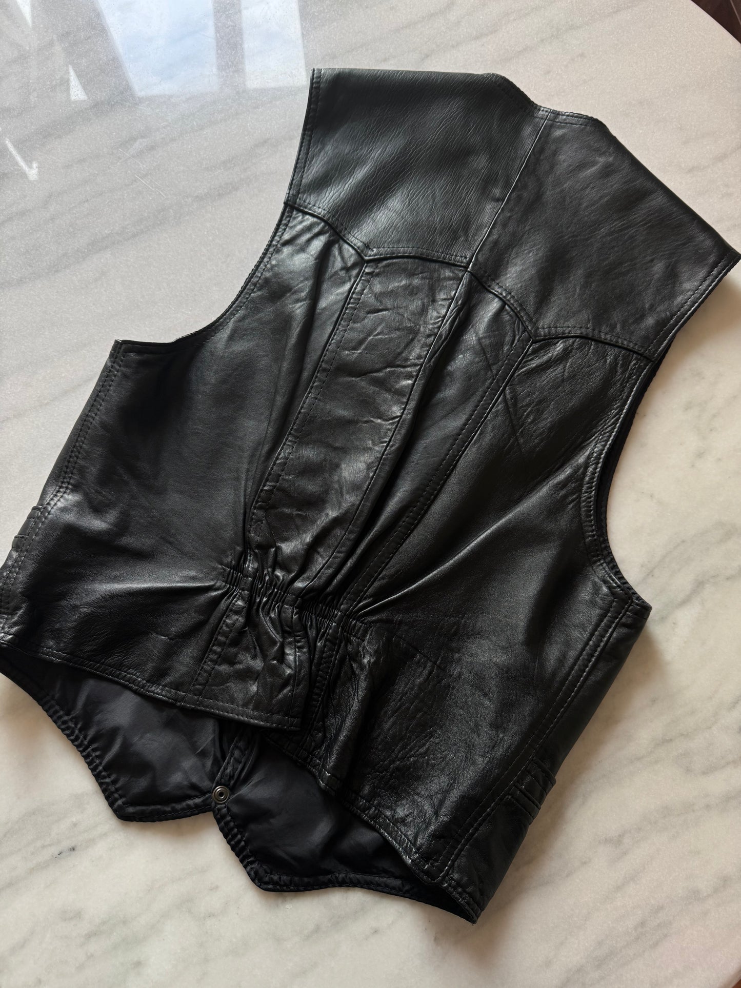 The Leather vest