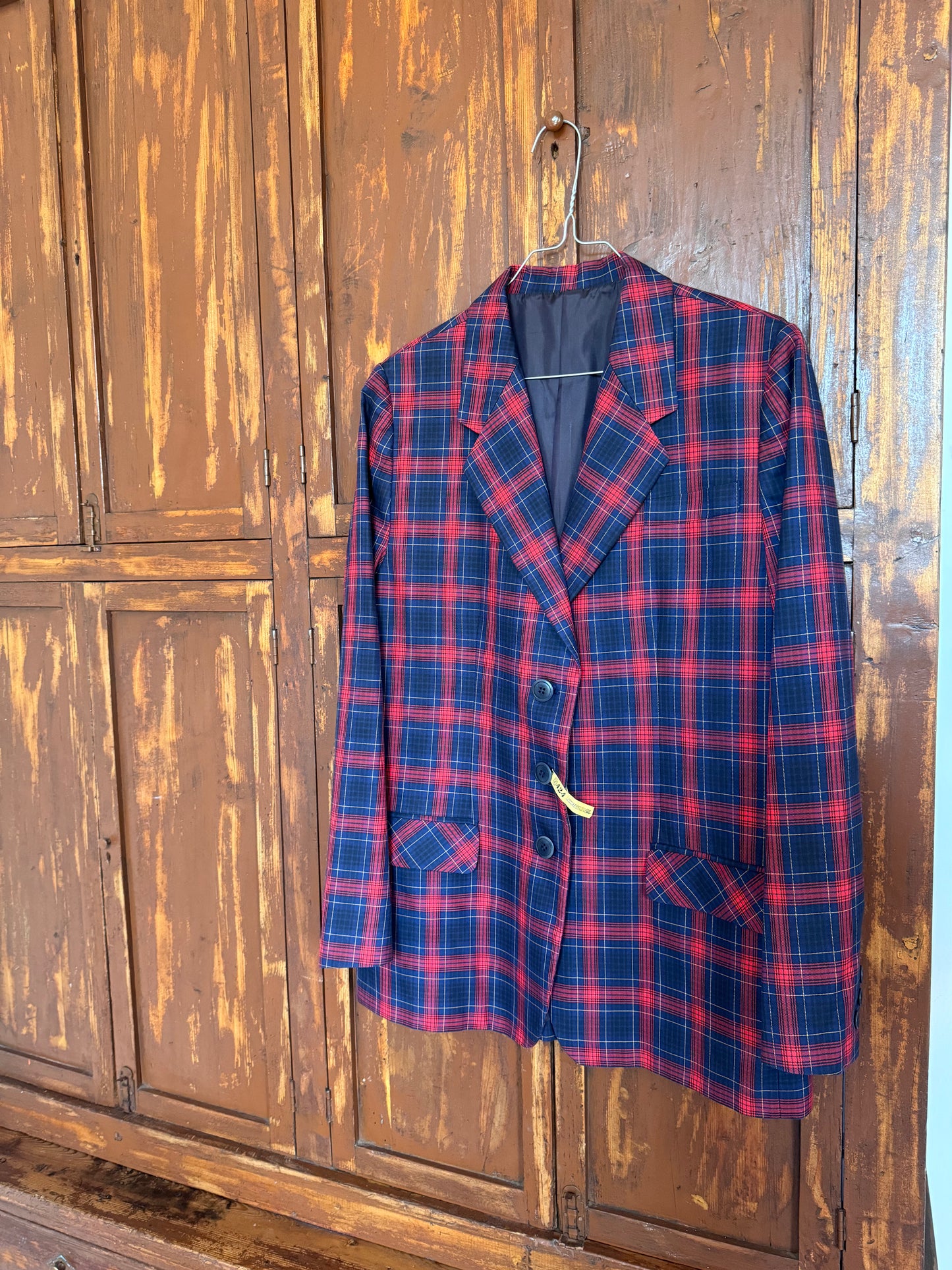 Check Summer blazer