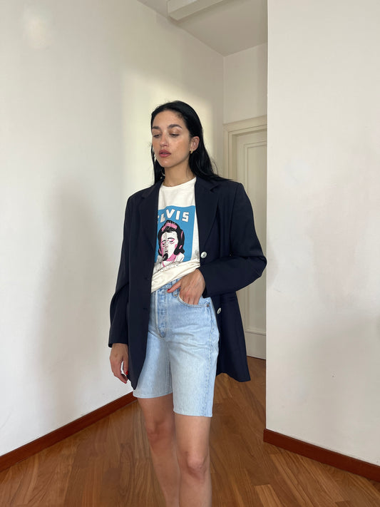 Laura Biagiotti deep blue blazer