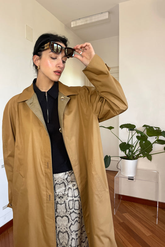 Il trench double face