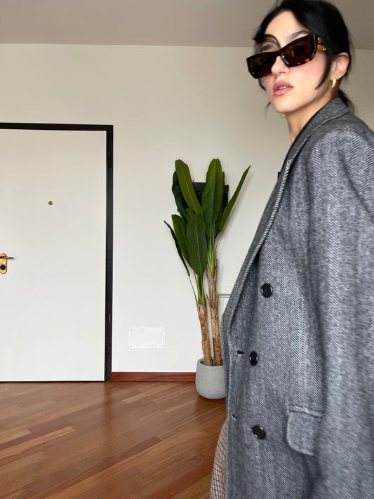 Aquascutum herringbone coat