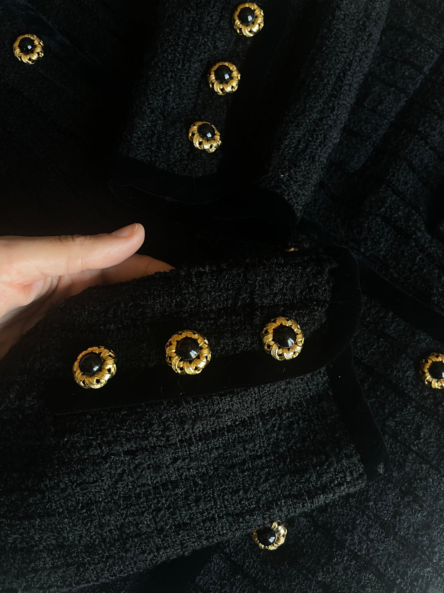 Precious tailoring tweed jacket