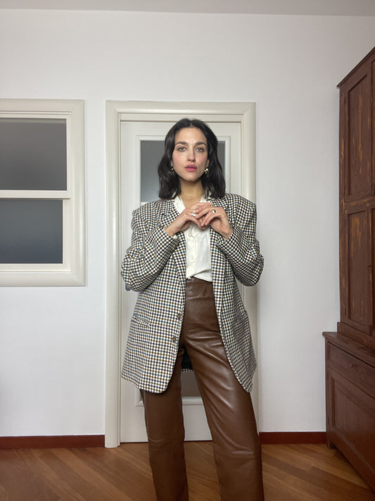 L'immancabile check blazer
