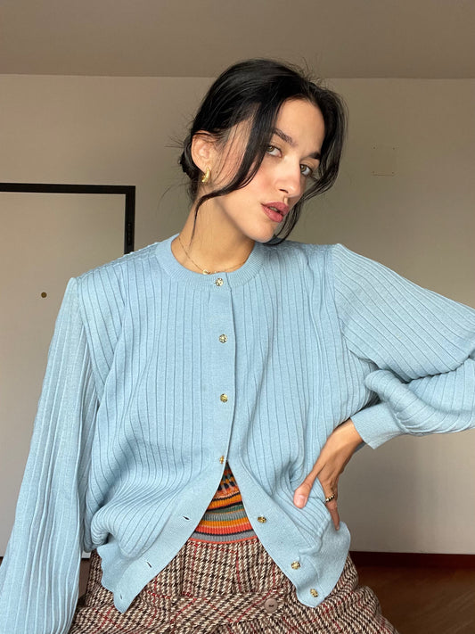 Il cardigan celeste