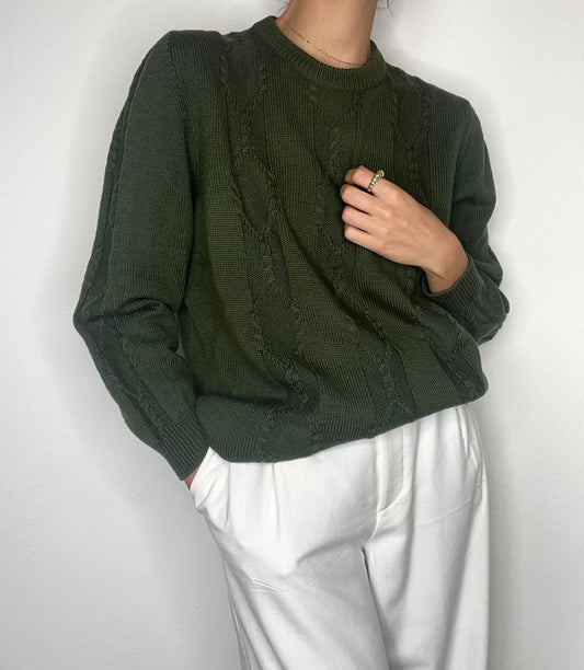 Il Maglione Verde bosco