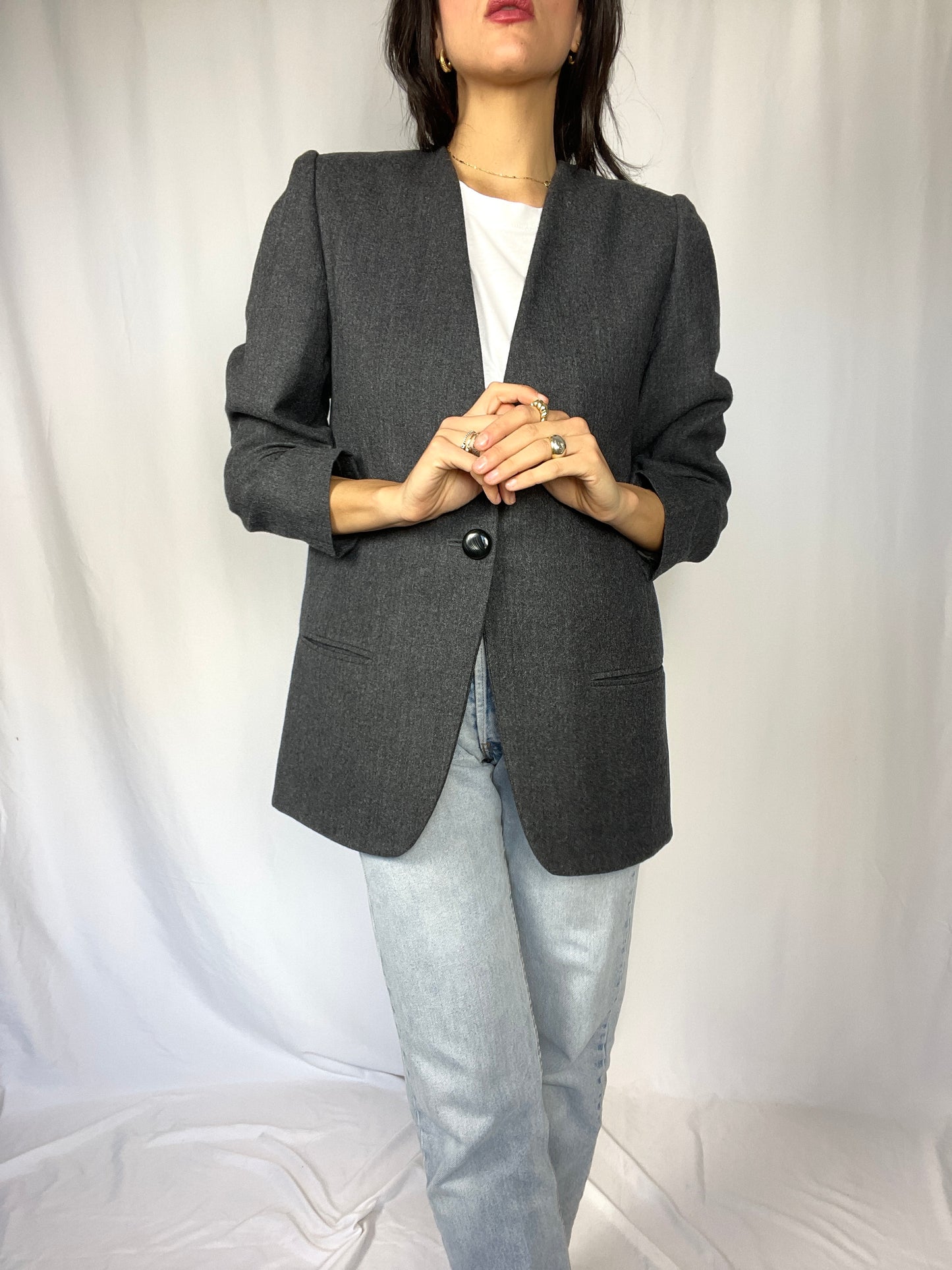 Luisa Spagnoli grey blazer