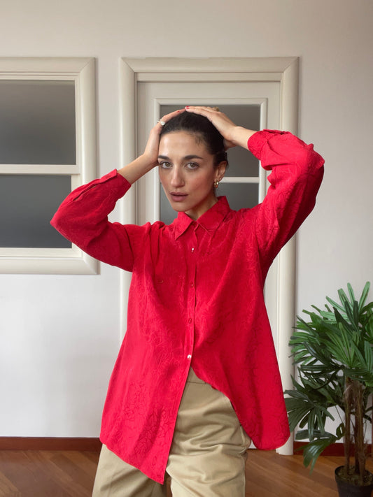 Valentino jacquard silk shirt