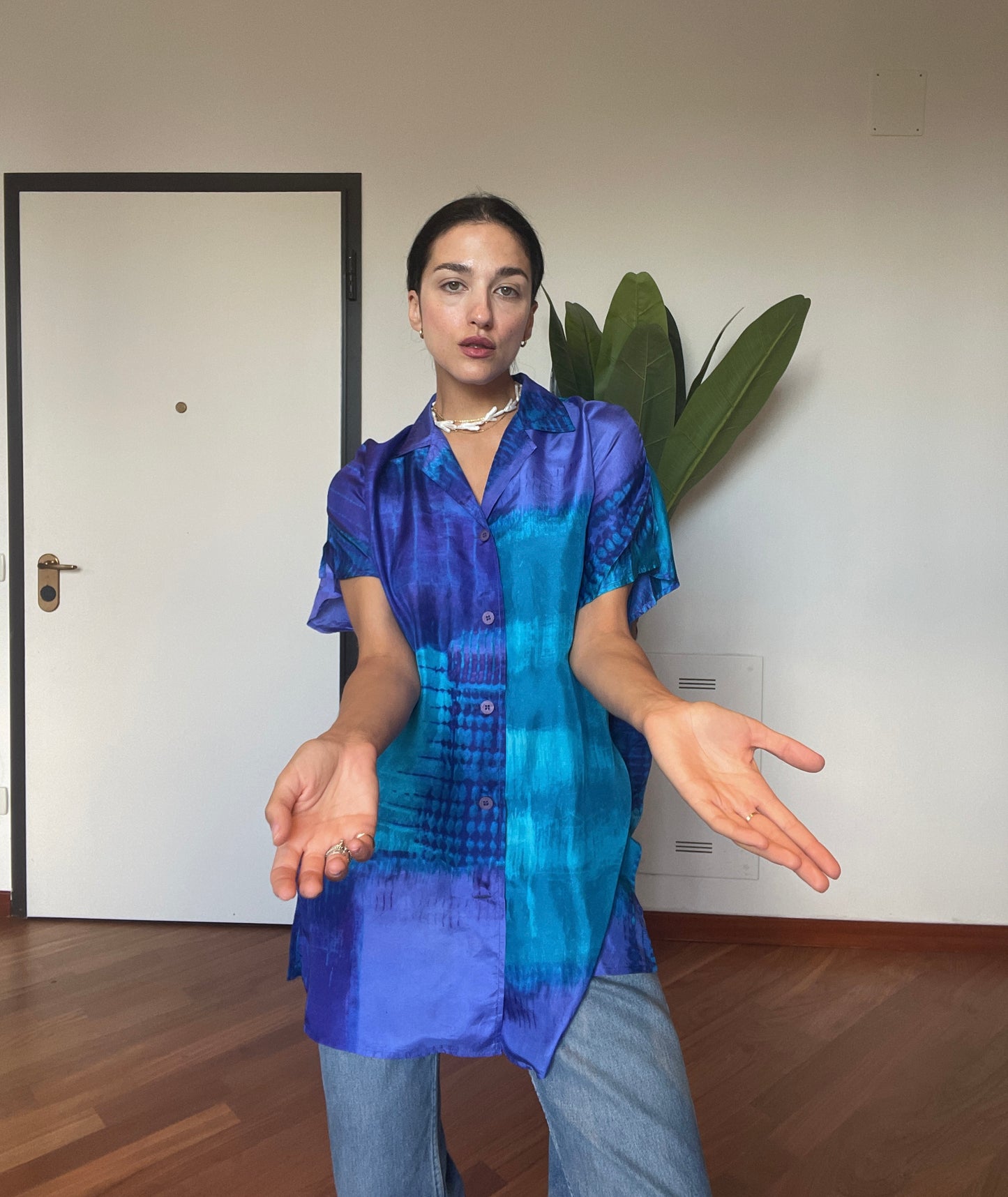 Come il mare-silk shirt