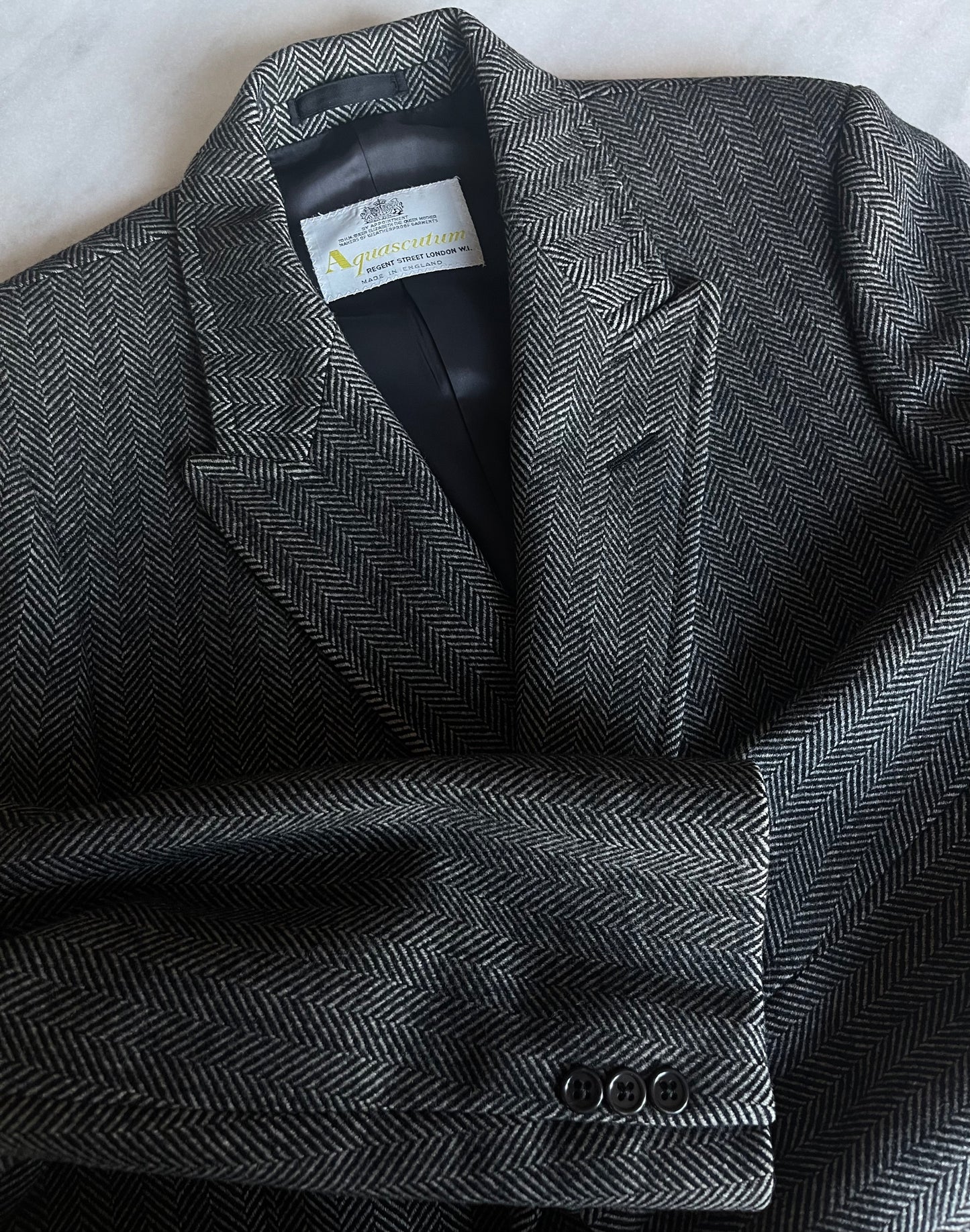 Aquascutum herringbone coat