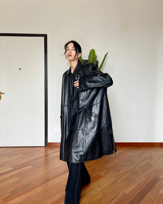 Indispensabile leather coat