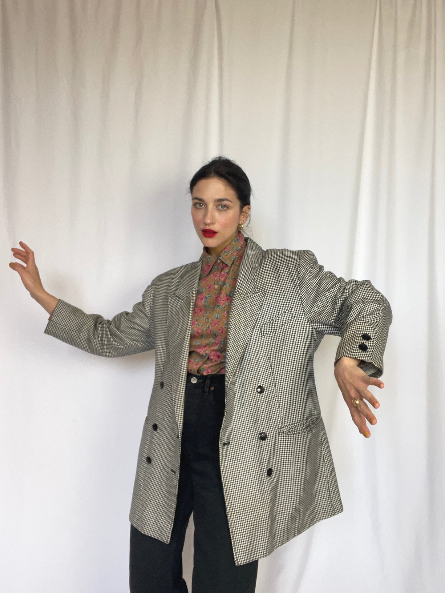 Pied de poule indispensabile blazer