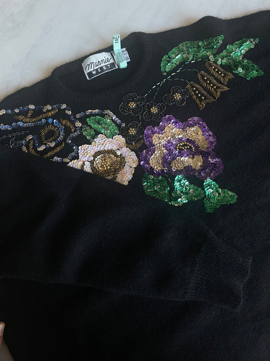 Maglione con pailettes perfetto imperfetto