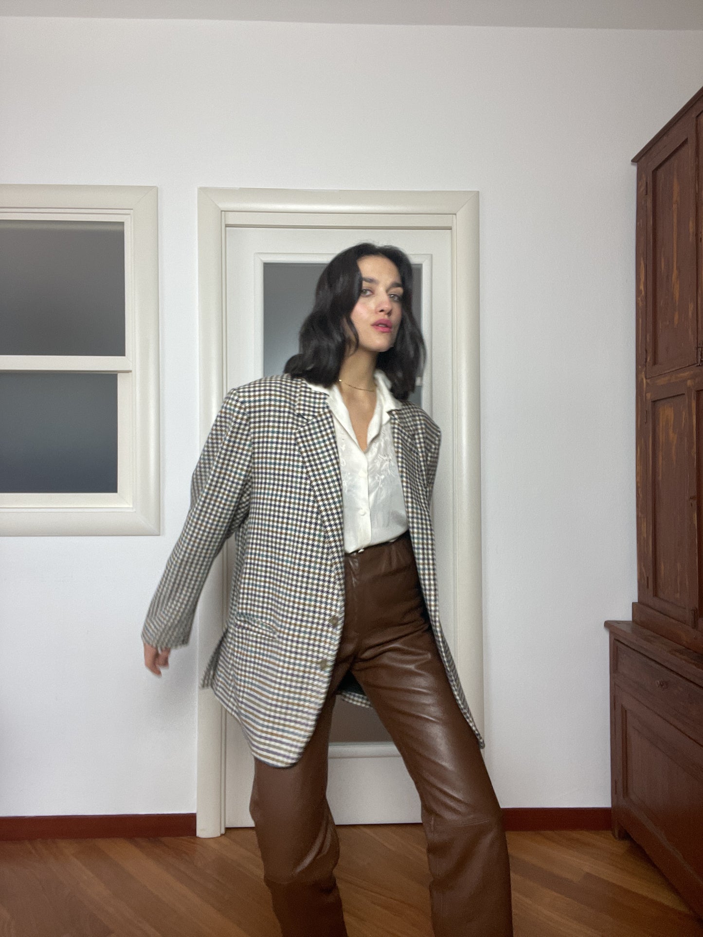 L'immancabile check blazer