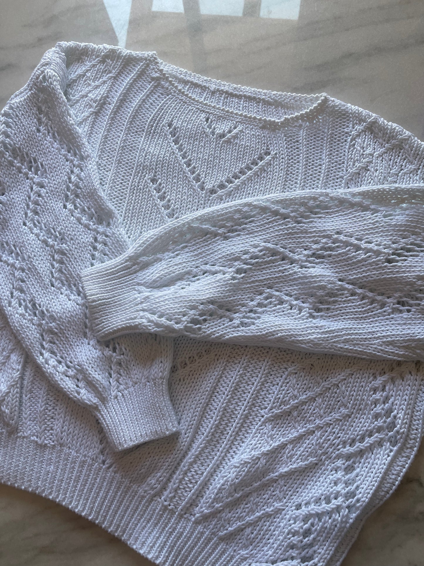Handmade summer pullover