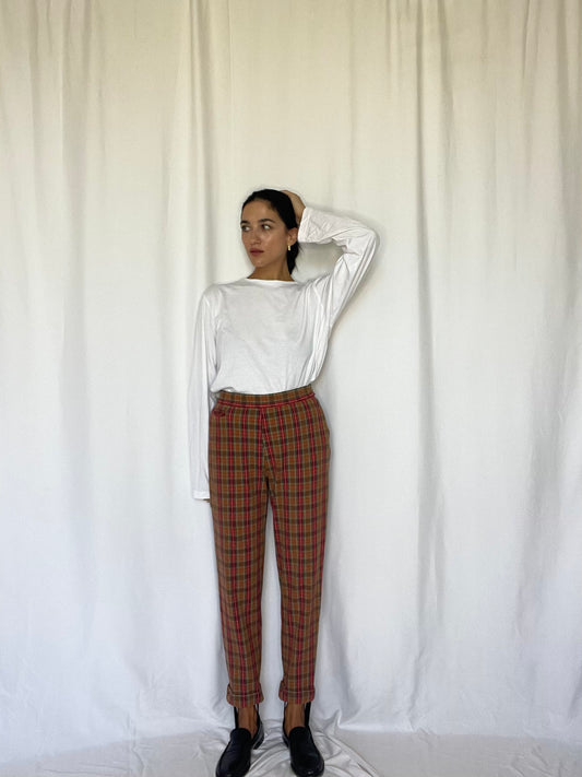 Belfe & Belfe 90s Check Fuseaux