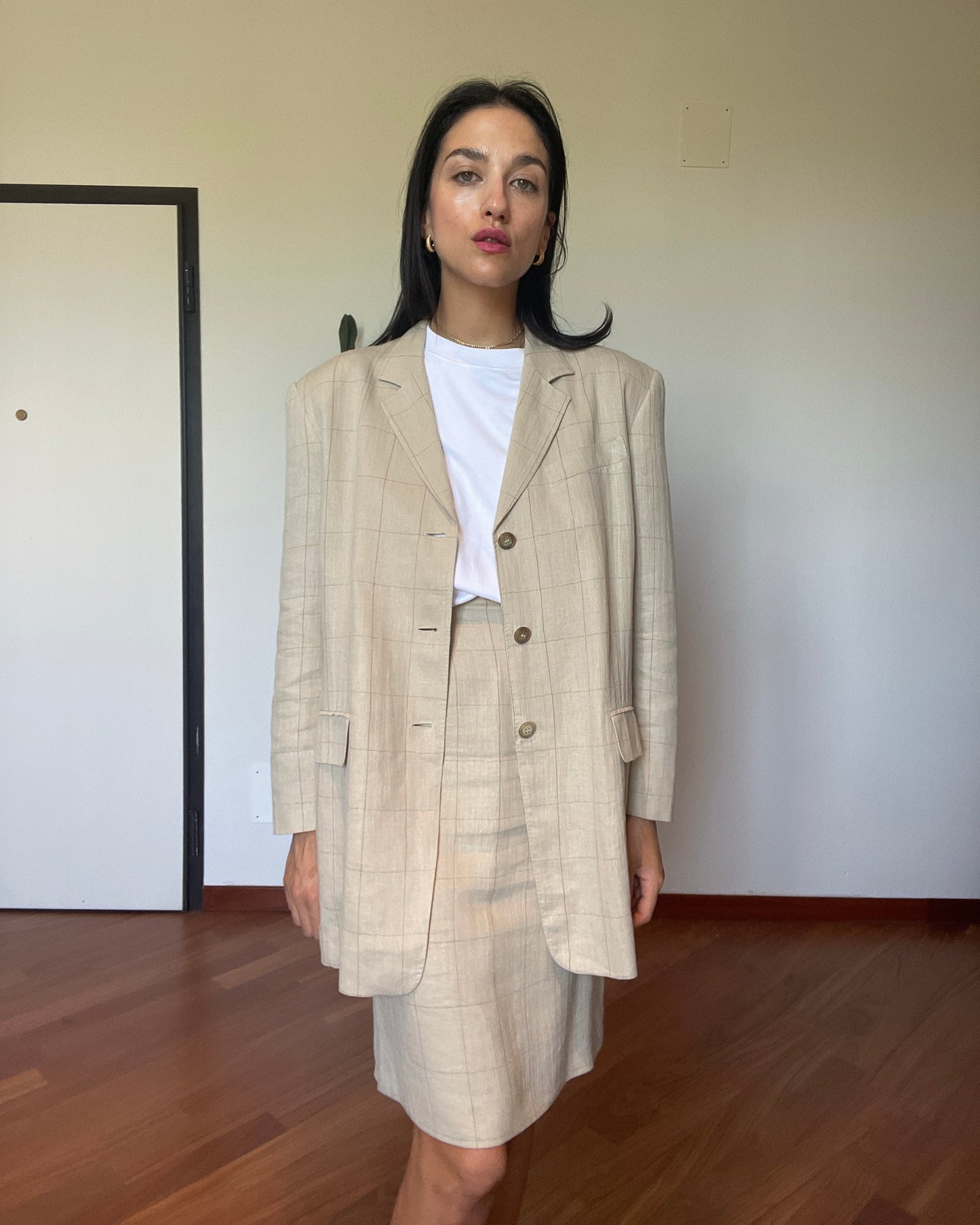 Max Mara linen suit