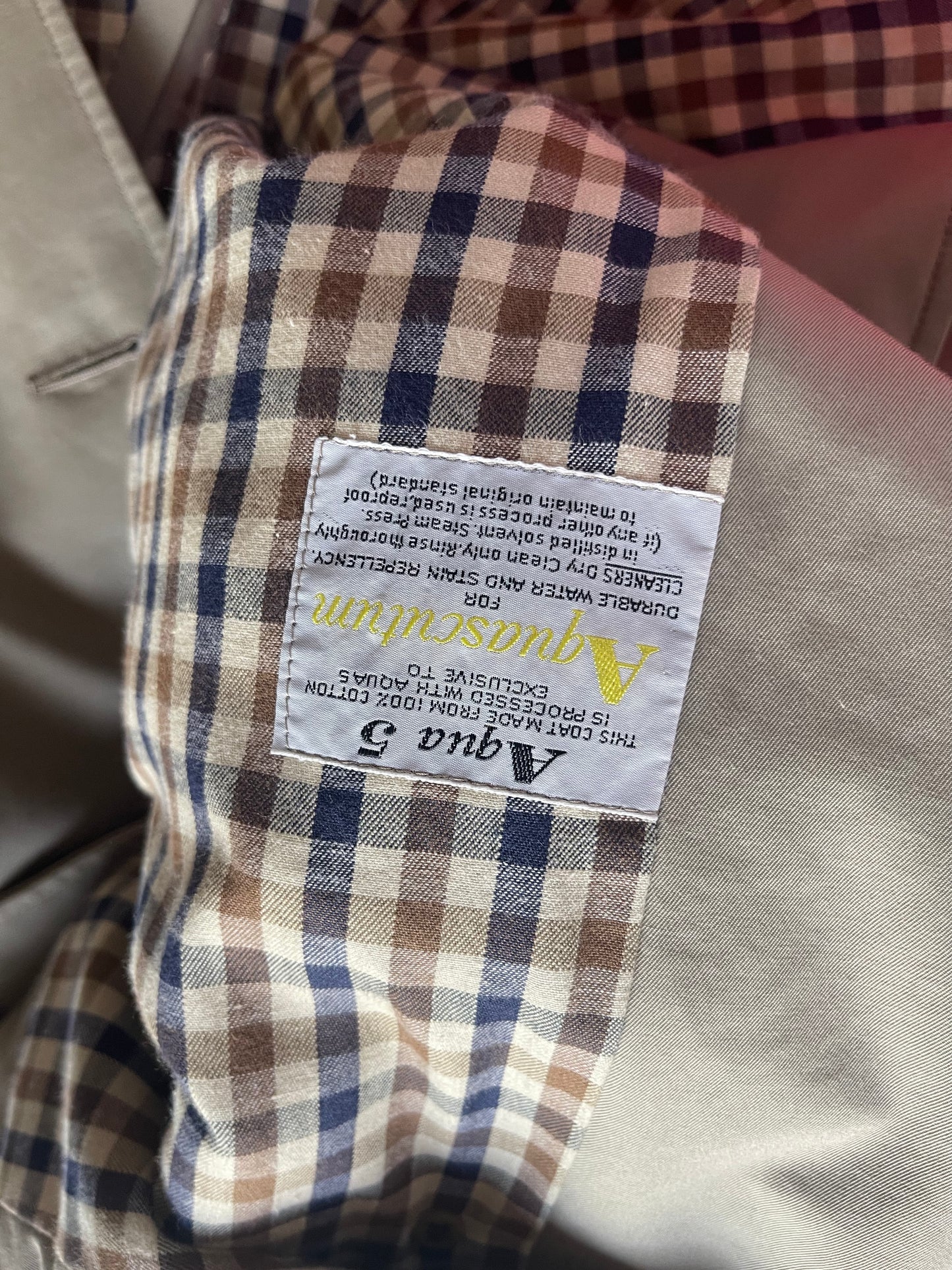 Aquascutum trenchcoat classico