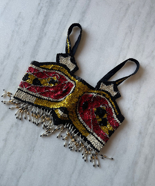 La Parata Sequins top