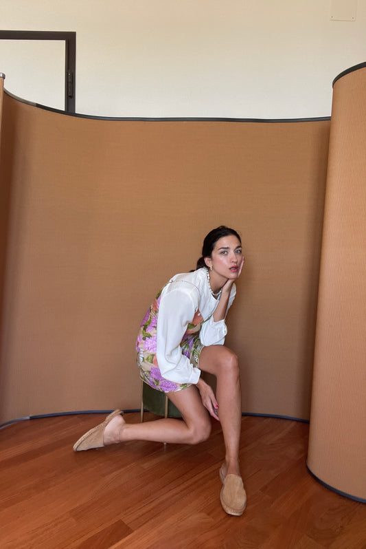 Ken Scott floral mini dress