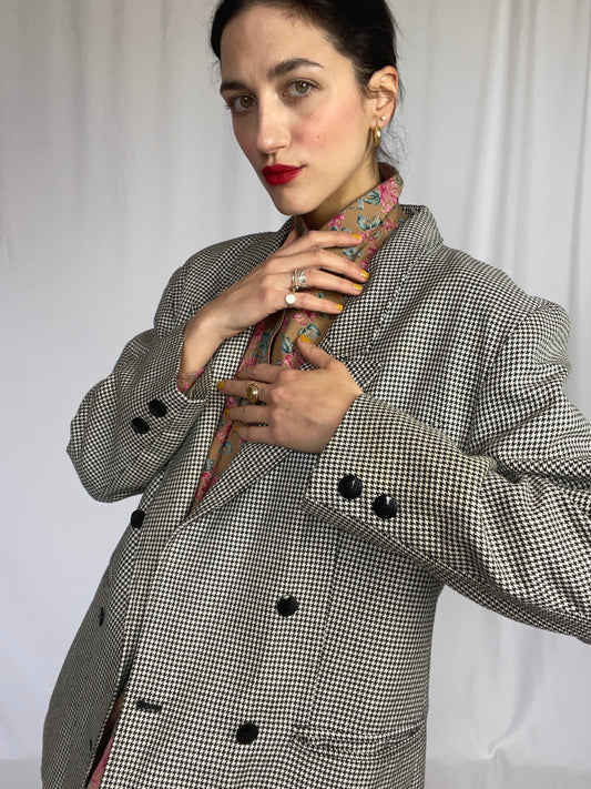 Pied de poule indispensabile blazer