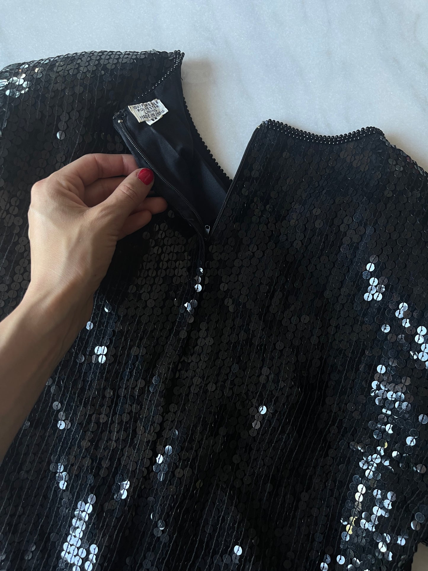 I feel love - sequins top