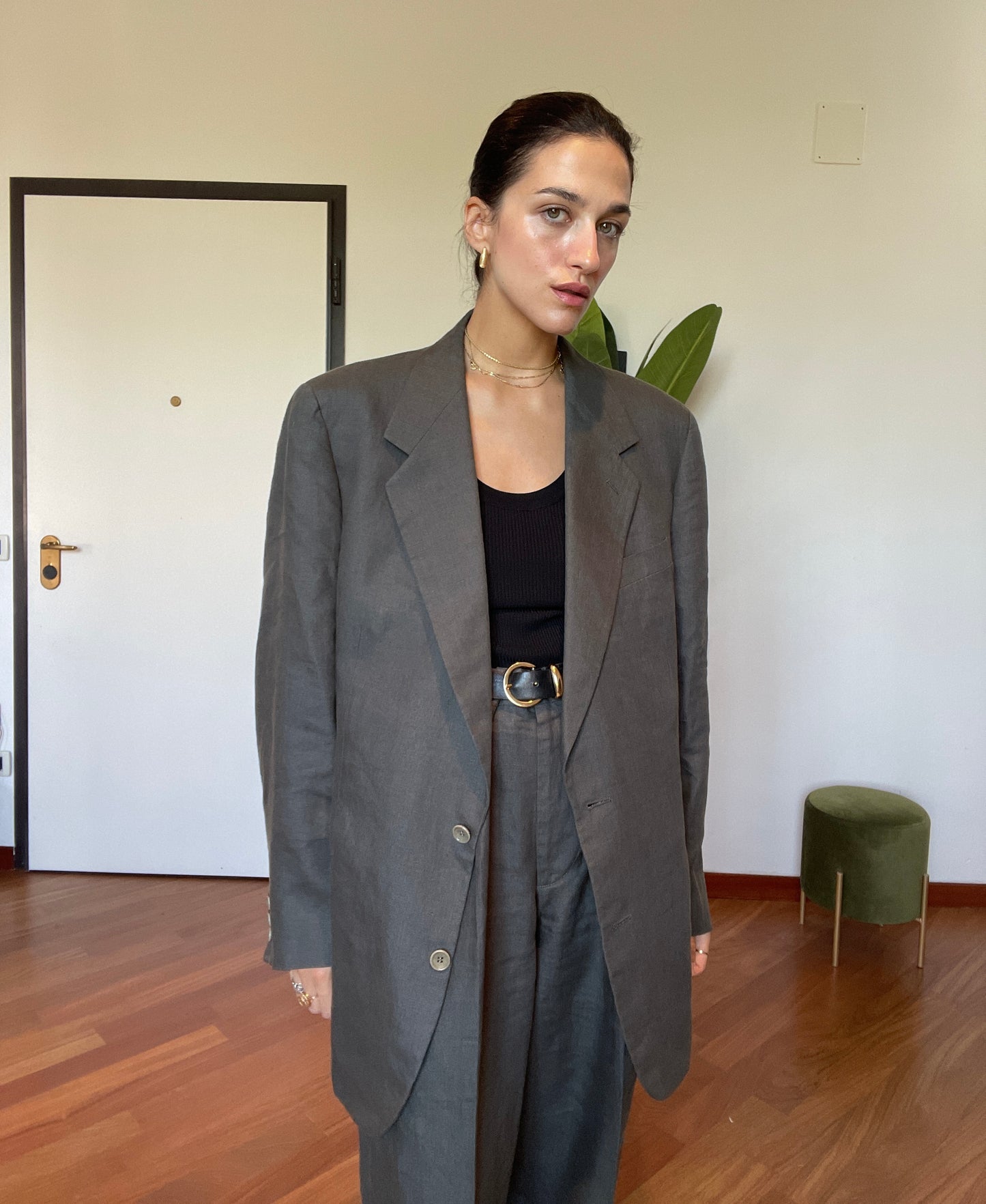 The perfect linen suit