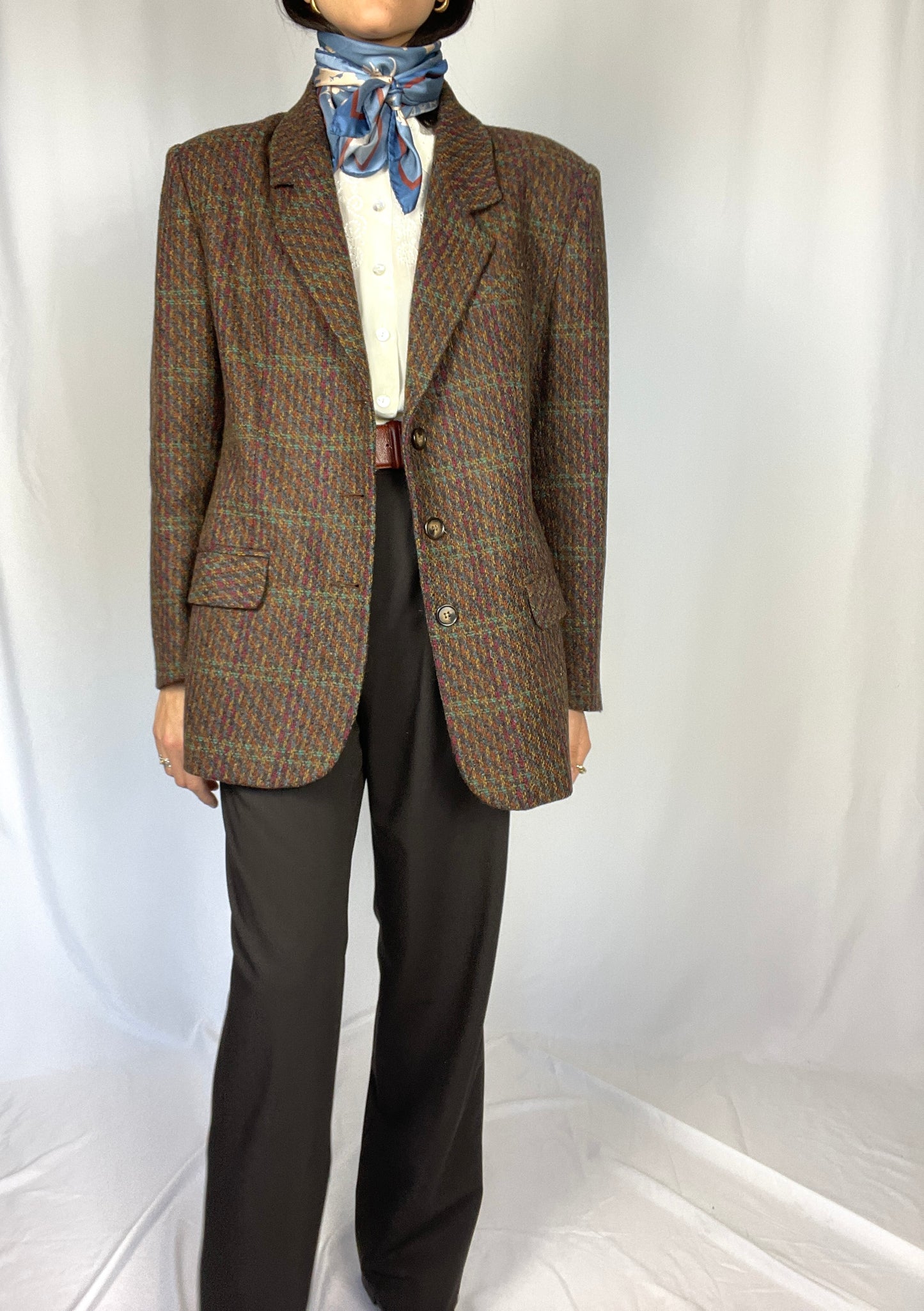 The mélange blazer
