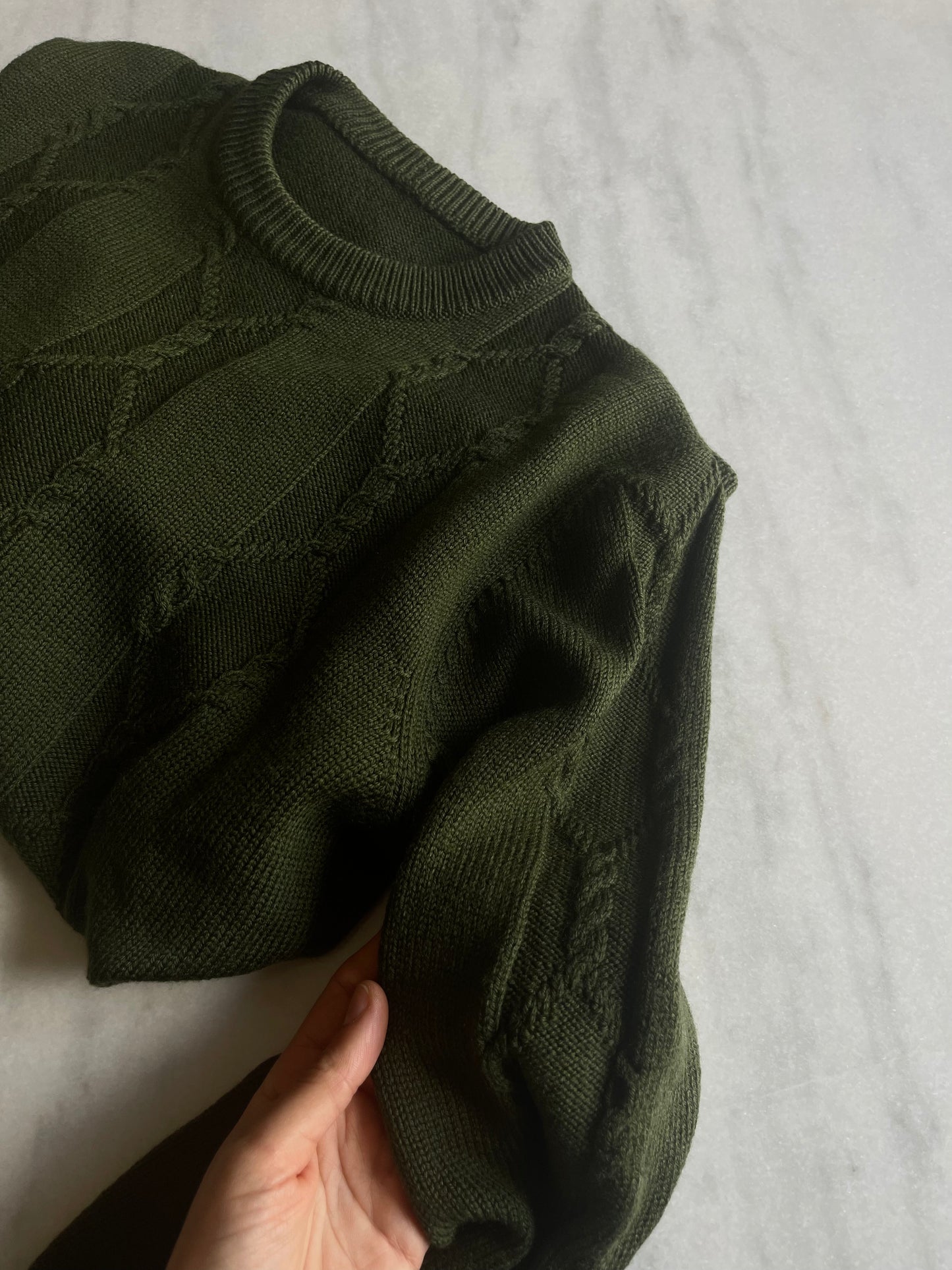 Il Maglione Verde bosco