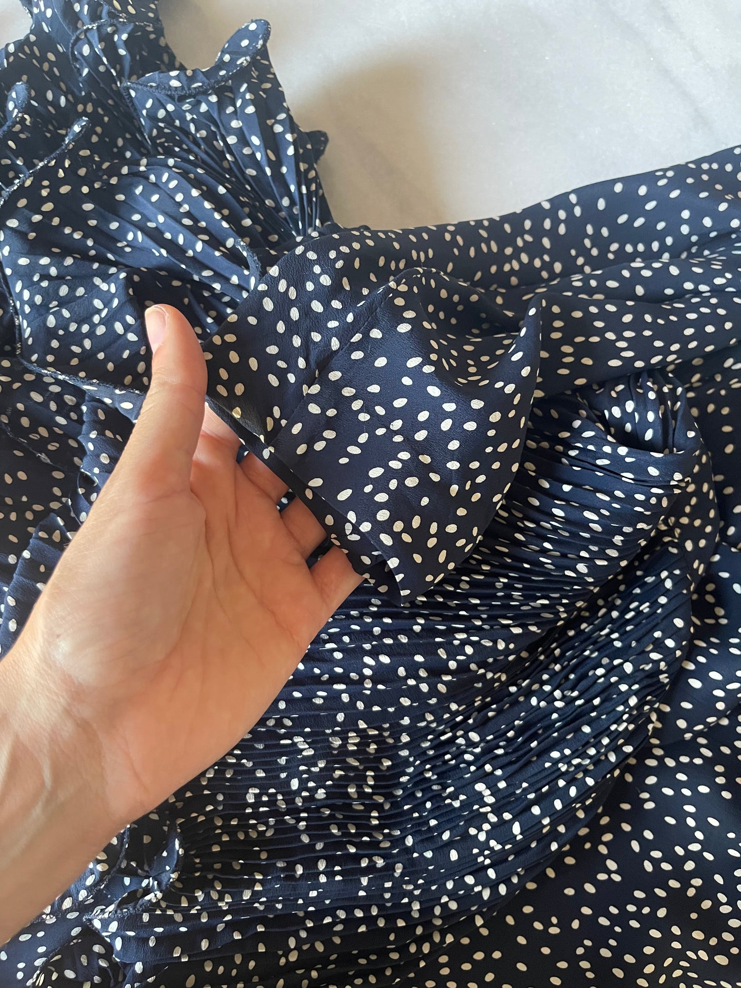 Polka dots 90s dress