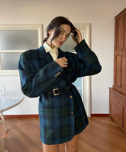 The tartan blazer