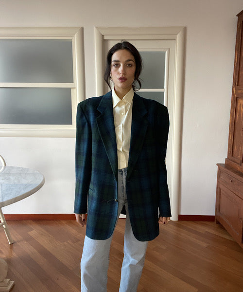 The tartan blazer