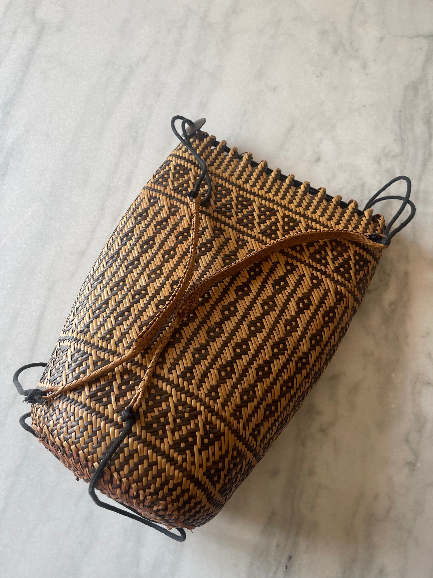 Handmade straw bag