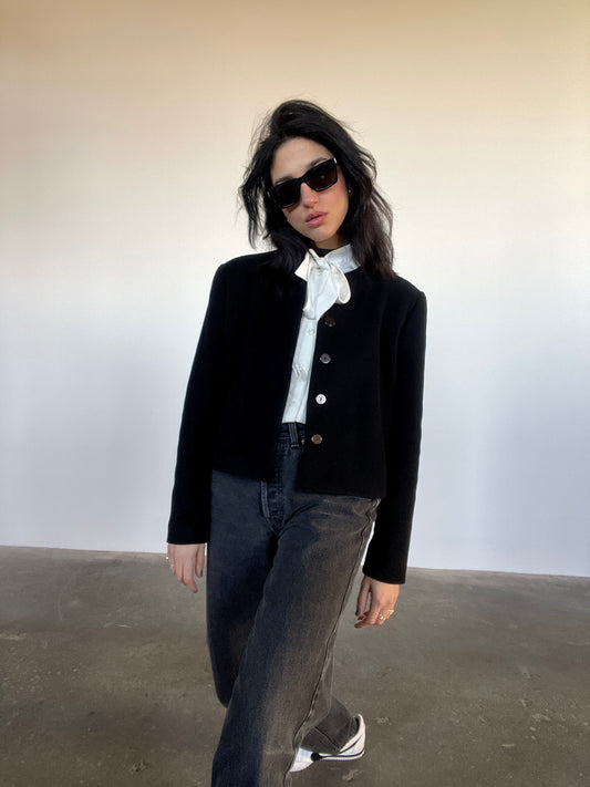 Wool & cashmere blazerino - perfetto imperfetto