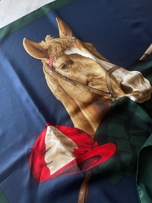 Printed silk scarf by Pancaldi