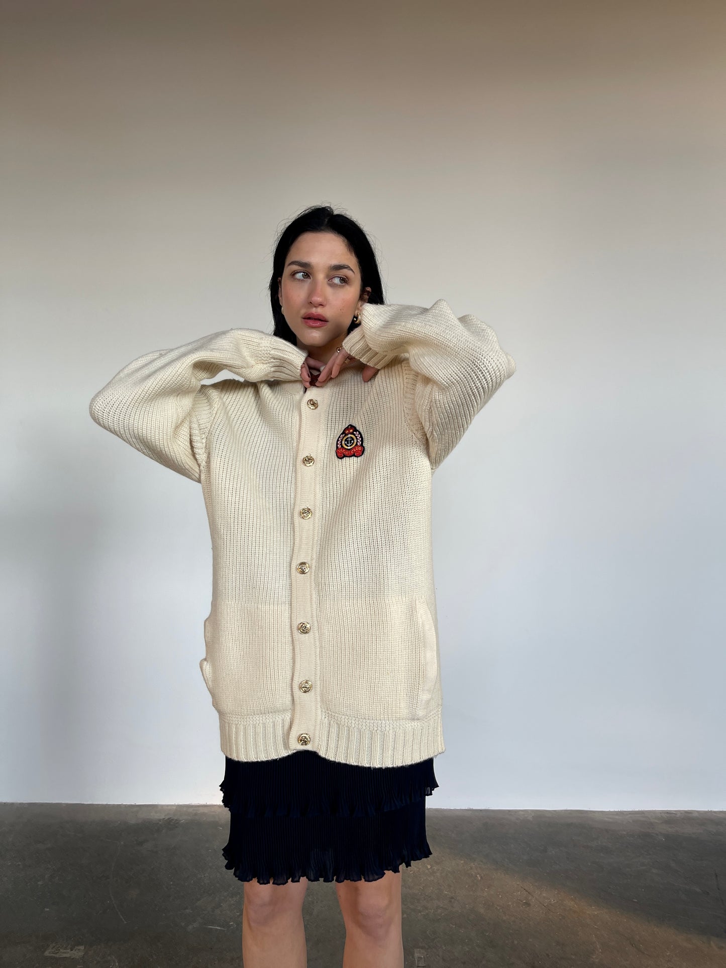 Yacht club creamy cardigan