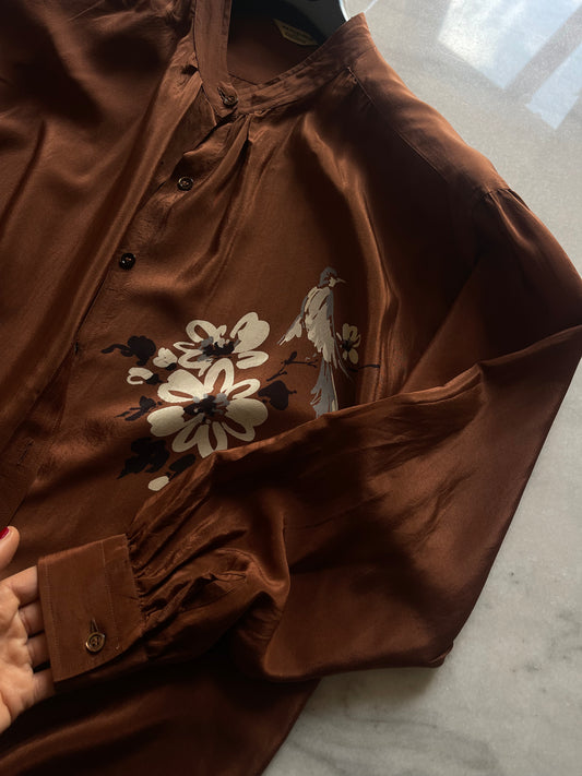 Silk shirt by Pancaldi&B for Tandem