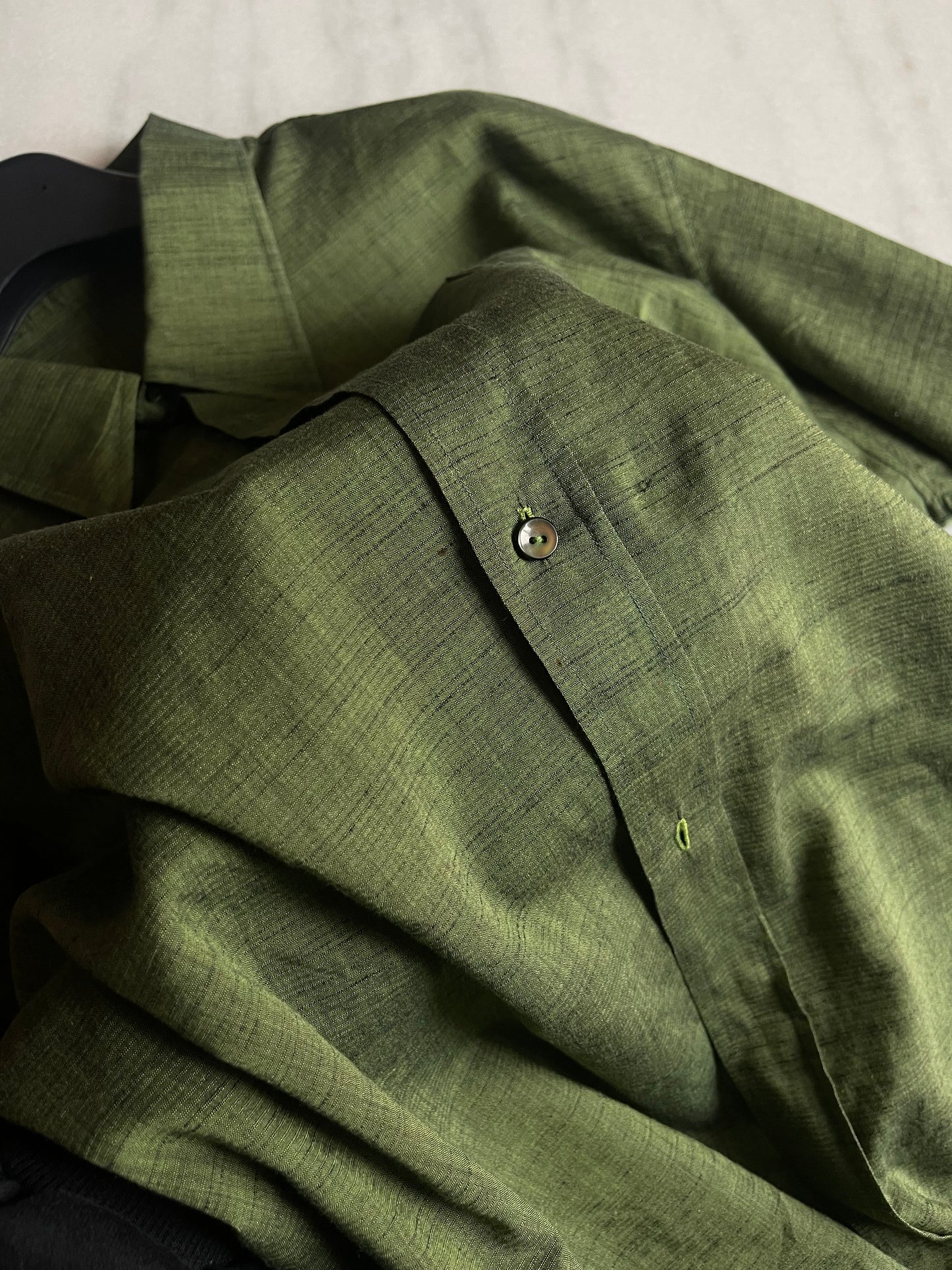 Boyfriend green shirt