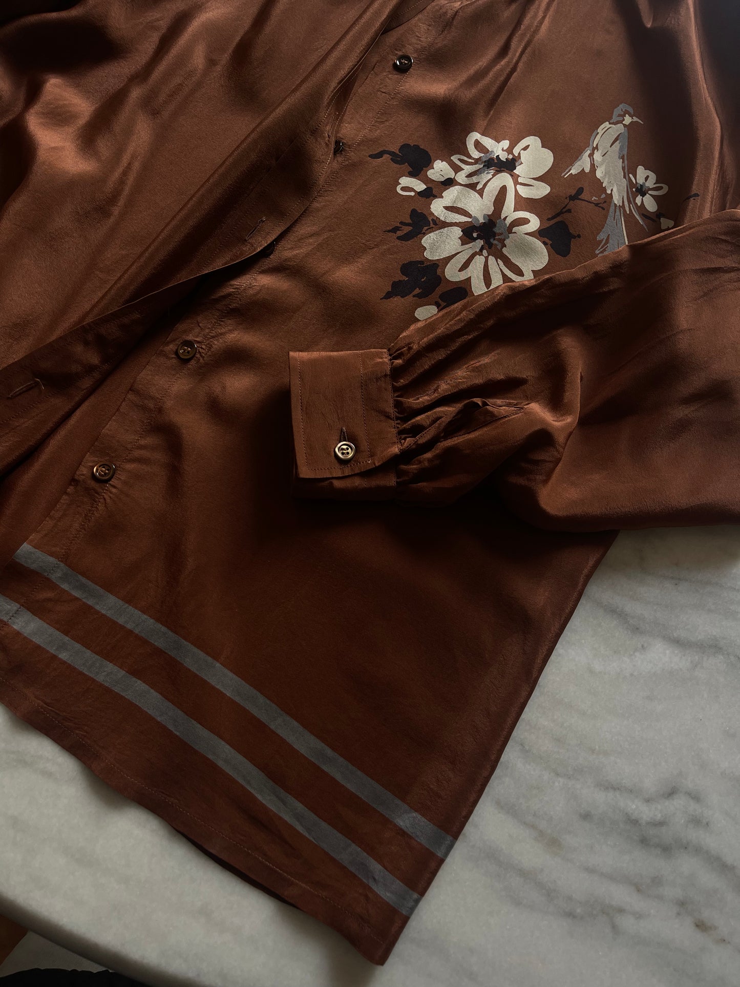 Silk shirt by Pancaldi&B for Tandem